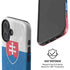 Slovakia Flag Distressed iPhone 16 Magsafe Impact Case